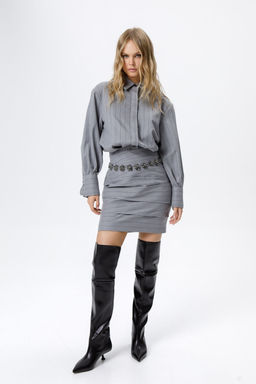 Платье Pirs 6281 серый  фото 4