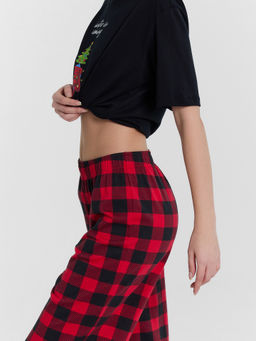 Пижама женская с принтом и надписью winter is coming - Mark formelle фото 8