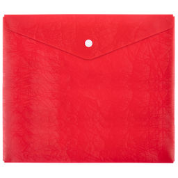 Expert Complete Premier Папка-конверт для тетрадей с кнопкой A5+ 180 мкм волокно 20 шт. красный new ЕС2113004