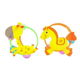 Погремушка - бубен Жирафик / Лошадка, виды МИКС, Крошка Я  фото 6