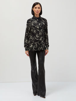 Блузка черная - Tantino фото 3