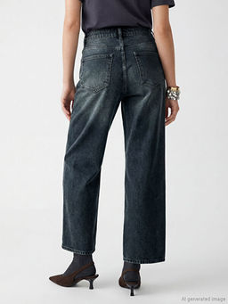 Barrel Fit Kad?n Jean Pantolon