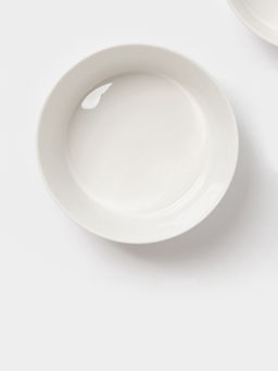 Салатники Magistro White Snow, набор 2 шт., 1 л, 18×7 см, фарфор, белые