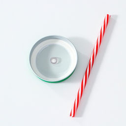 Банка стеклянная с крышкой и трубочкой Доляна Фреш, 450 мл, 11713 см, рисунок МИКС  фото 9