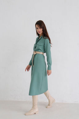 Платье-рубашка с английским воротником - Martichelli фото 77