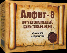 Фитосбор в брикетах Алфит - 8 Противовоспалительный Алфит 1311
