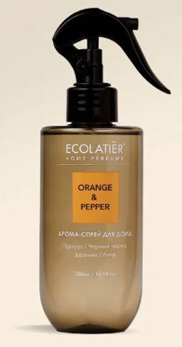 Ecolatier HOME Спрей-арома д/дома ORANGE & PEPPER 300мл