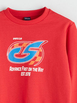 Bisiklet Yaka Erkek ?ocuk Sweatshirt