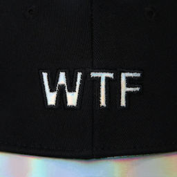 Кепка женская WTF, чёрная, р-р 56