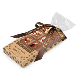 Шоколад молочный Крафтовый микс с брусникой 50 гр - Chokodelika фото 2