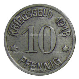 Монета 10 пфеннигов 1918 года Германия  Нотгельд Кобленц