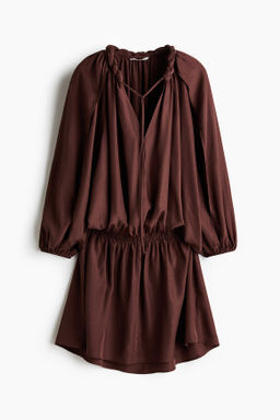 Vestido t?nica con detalle trenzado