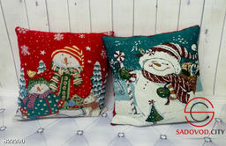 Новогодняя наволочка с рисунком