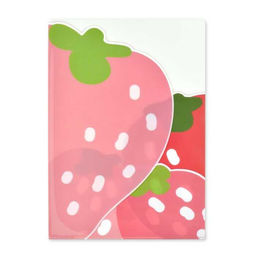 Папка для документов пластиковая арт. 52584/ 12 КЛУБНИКА (полипропилен, формат А4, 22x31 см, 1 отдел