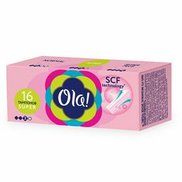 OLA! тампоны шелк.поверхн. СУПЕР (16шт)