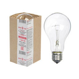 Цена за 4 шт. Термоизлучатель «Лисма», А65, Е27, 150 Вт, 230-240 В