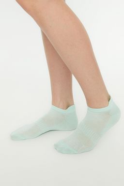 TRENDYOLMILLA Beyaz 5li Paket Pamuklu Orme Spor Yoga Corap TWOAW20CO0011 фото 17