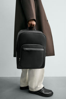 MOCHILA TEXTURA / Negro - Zara фото 2