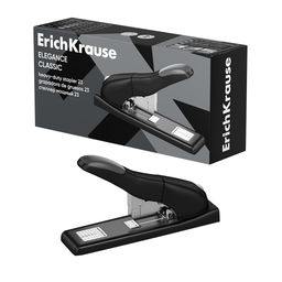 АКЦИЯ Цена за 1 шт. Степлер мощный №23 ErichKrause Elegance Classic, черный (в коробке по 1 шт.)
