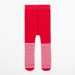 Колготки Крошка Я «Дед Мороз», красный, рост 68-74 см