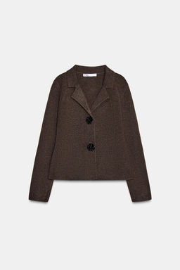 KNIT BLAZER WITH RHINESTONE BUTTONS - Zara фото 6