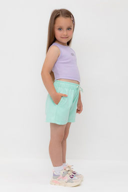 Шорты Crockid КР 400548 зеленый футер  фото 2