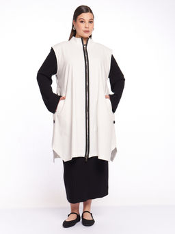 Удлиненный жилет GL03006WHT04