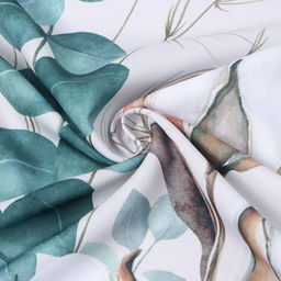 Шторы для кухни с подхватами Этель Cotton, 145×180 см, комплект - 2 шт.