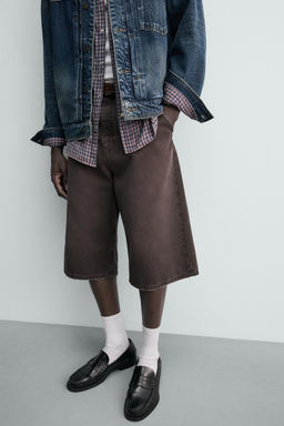 BERMUDA DENIM RELAXED FIT / Marr?n