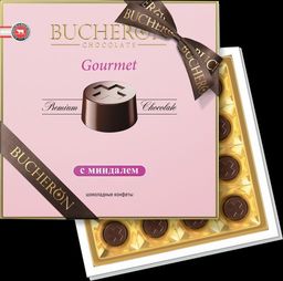 BUCHERON. Gourmet с миндалем 180 гр. карт.упаковка
