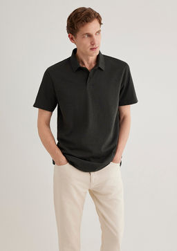 Siyah Polo Tisort
