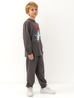 CHILLEASY 270005C-29 Пижама для мальчика (футболка с длинным рукавом, брюки), Антрацит