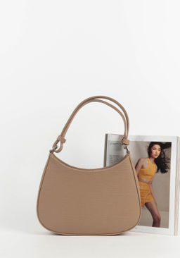 Cумка - багет из натуральной кожи №L238