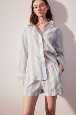 Pantalon corto de lino