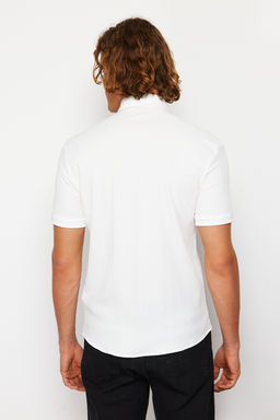 TRENDYOL MAN Haki Regular Fit K?sa Kol Yazl?k Dokulu Burumcuk Orme Gomlek TMNSS23GO00055 - Trendyolmilla фото 24