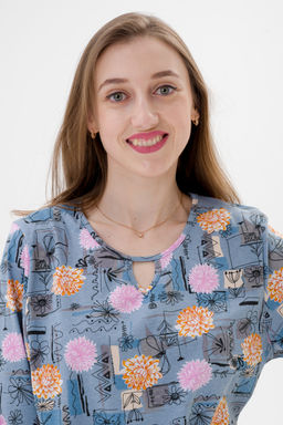 Туника женская из кулирки Полина астра - Амадэль фото 14