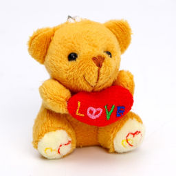 Брелок - мягкая игрушка Мишка с сердцем, набор 3 шт., МИКС - Simaland фото 2