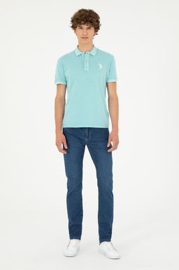 Футболка U.S. Polo Assn мятная хлопок  фото 4