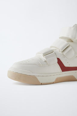 STRAP HIGH-TOP SNEAKERS - Zara фото 5