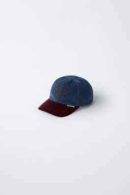 CONTRAST CORDUROY CAP