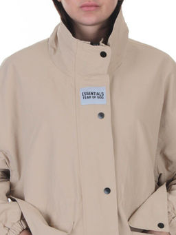 3089 BEIGE Куртка демисезонная женская (100 гр. холлофайбер)