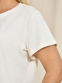 Футболка 0015-33_У молочный - Dora фото 5