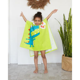 Полотенце-пончо детское махровое Крошка Я Дино 60*120см, 100% хлопок  фото 4
