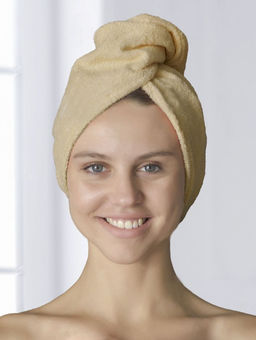 Чалма женская, 100% хлопок (Бежевый) - Ивановотекстиль фото 2