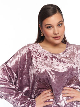 Бархатный костюм KO33511PUR39