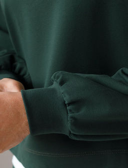 Свободный джемпер из футера двухнитки