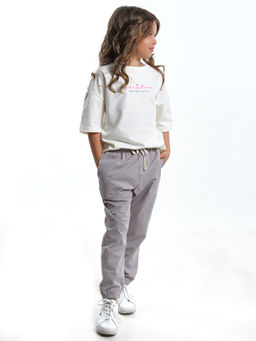 Брюки нарядные праздничные UD 7195 св.серый - Mini maxi фото 6