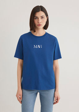 Mavi Logo Bask?l? Lacivert Tisort  фото 4
