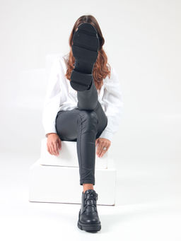 Ботинки 218.21074bl. черный/Мех