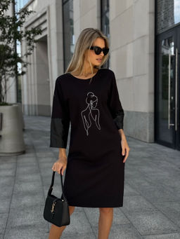 Платье DilanaVIP 2117 черный